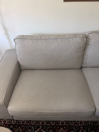 Divano modulare grigio Ikea