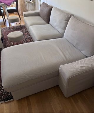 Divano modulare grigio Ikea