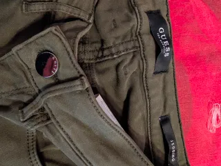 Jeans Guess verde oliva