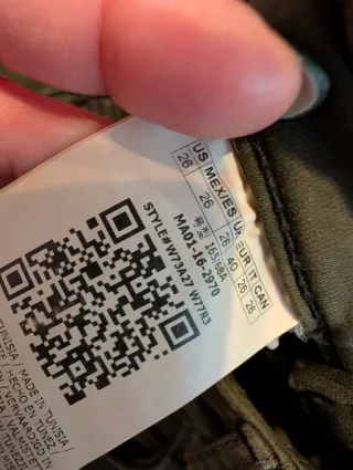 Jeans Guess verde oliva