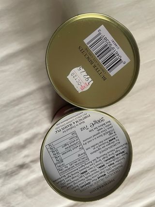 2 Latas Cilíndricas Harrods y F&M
