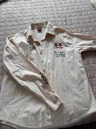 Camisa La Martina Beige Hombre