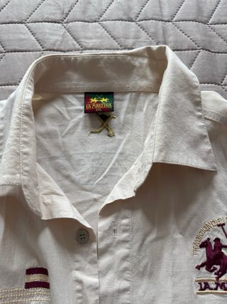 Camisa La Martina Beige Hombre