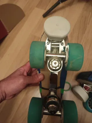 Patines Hockey Reno Azul/Verde