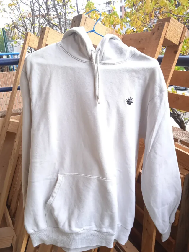Sudadera Empire State Blanca H&M