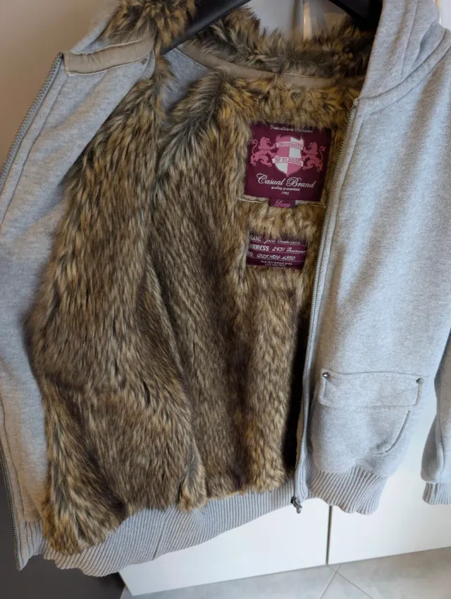 Felpa con cappuccio St. Diego grigia