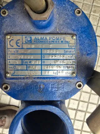 Bomba sumergible ALMA POMPE DIG11T