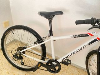 Bicicleta Rockrider Blanca
