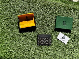 Tarjetero Goyard Saint Sulpice Negro y Marrón