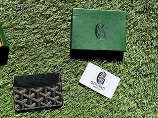 Tarjetero Goyard Saint Sulpice Negro y Marrón