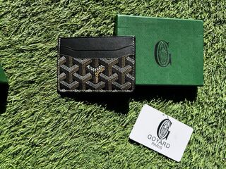 Tarjetero Goyard Saint Sulpice Negro y Marrón
