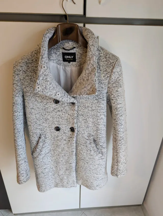Cappotto Only grigio taglia XS
