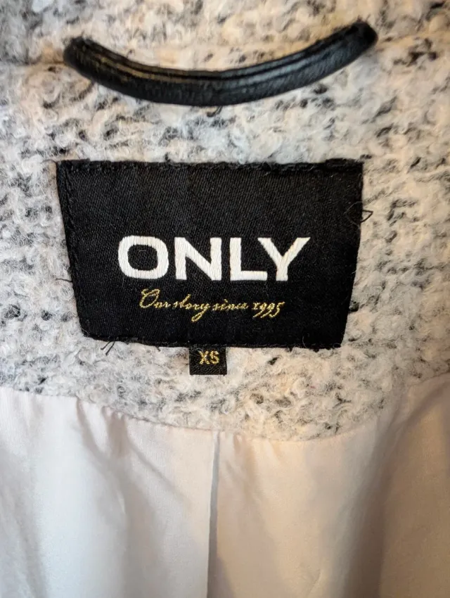 Cappotto Only grigio taglia XS