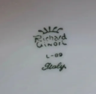 Piatto torta Ginori porcellana bianco