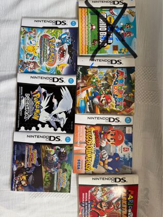 Manuales de Nintendo DS ORIGINALES