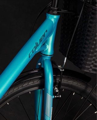 Bicicleta Coluer Azul con Cesta