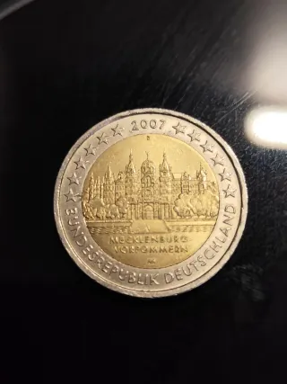 Moneda 2€ Alemania 2007 Mecklenburg