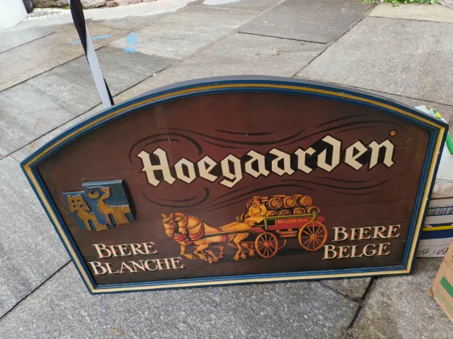 Insegna Hoegaarden Birra Belge