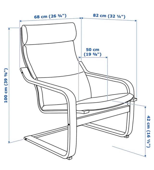 Silla Sillon Mecedora Poang