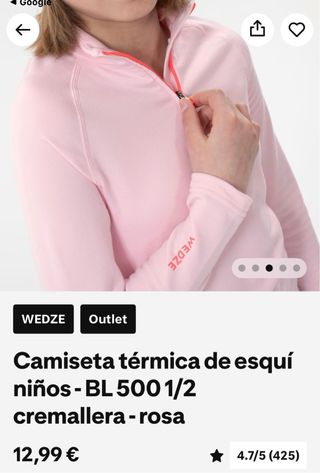 Conjunt Roba Esqui nena 