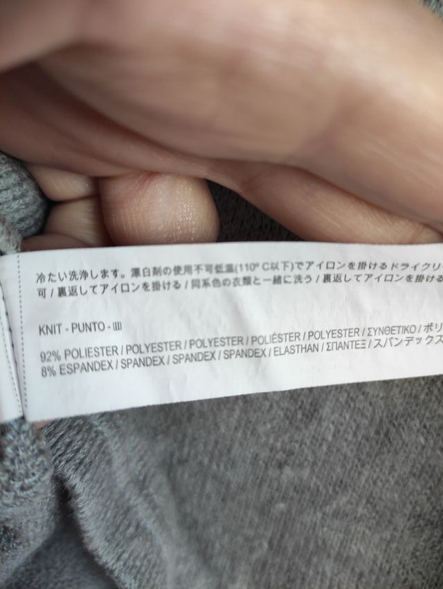 Jersey MISSING JOHN gris talla L