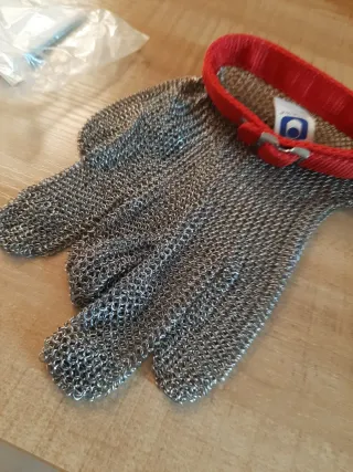 Guante de Carnicero Malla Metálica