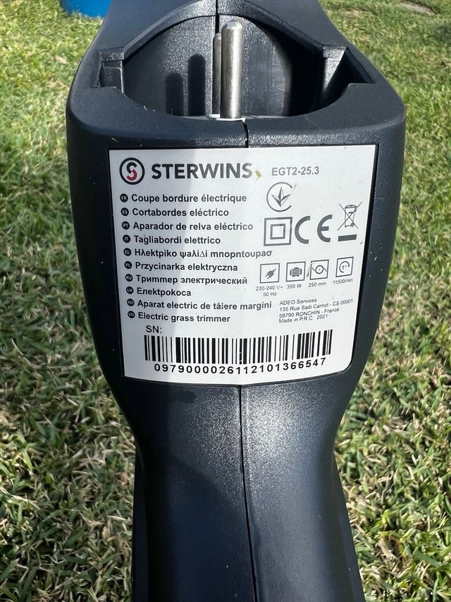 Cortabordes césped Sterwins y carrete de hilo