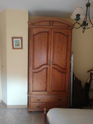 Dormitorio completo: Cama 90, mesilla y armario