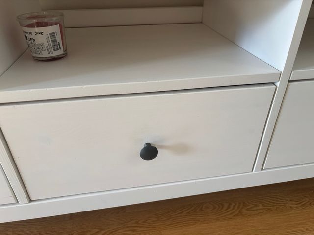 Mueble TV Ikea Madera Blanca