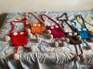 Bolsos de ganchillo juveniles