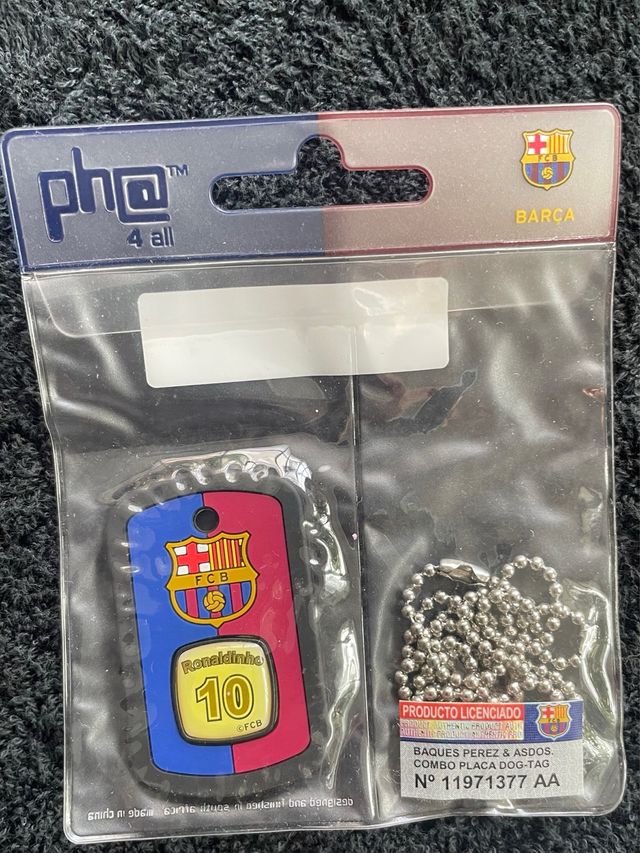 PLACA COLECCIONABLE RONALDINHO