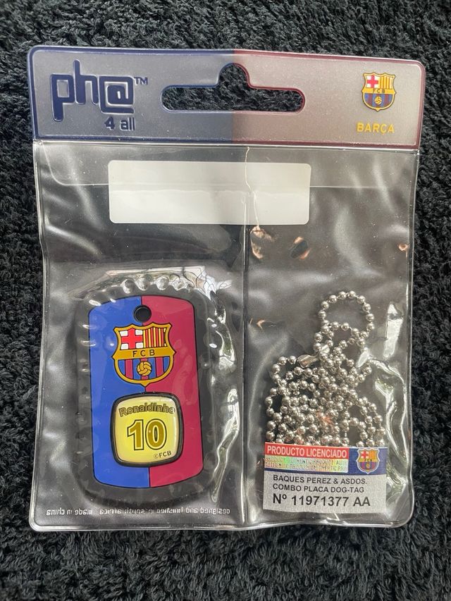 PLACA COLECCIONABLE RONALDINHO