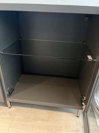 Aparador Ikea Bestå Lappviken/Sindvik Gris Oscuro