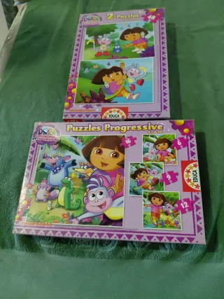 Puzzles Dora la Exploradora Educa 2 Puzzles