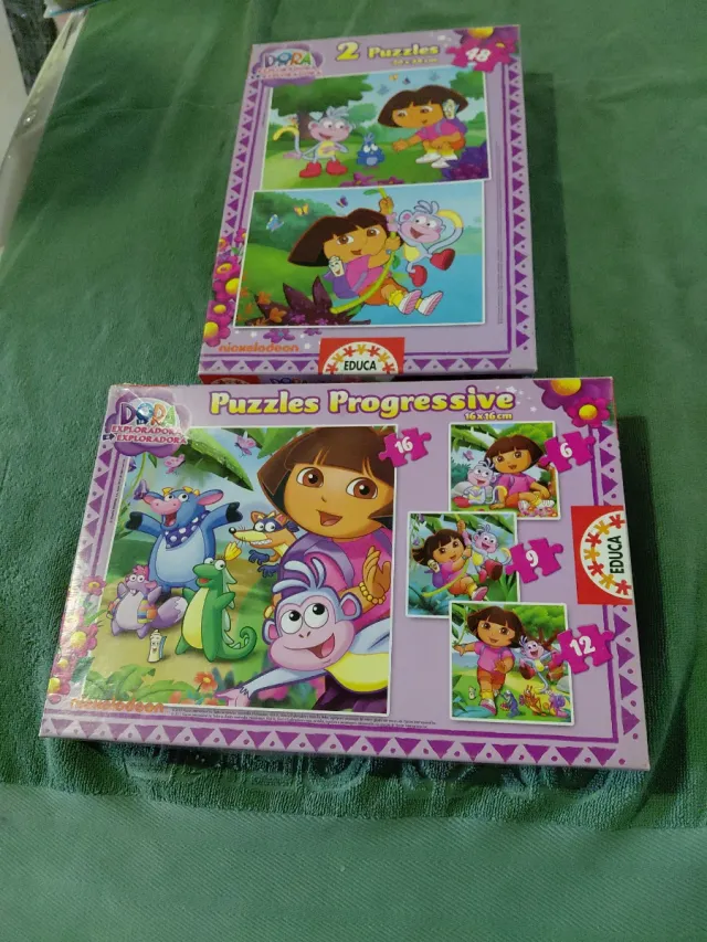 Puzzles Dora la Exploradora Educa 2 Puzzles