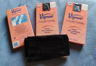 Collant Vignoni neri taglia M