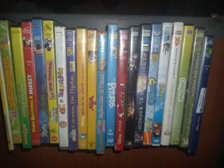 Lote Películas DVD Infantiles Variadas 20 pelicula