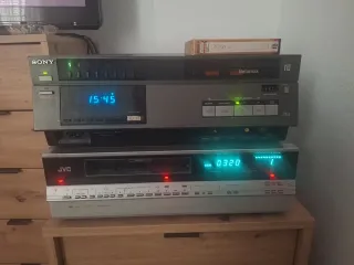 Betamax y VHS Sony JVC