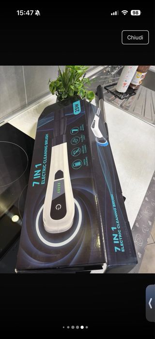 Spazzola elettrica pulizia casa  7 spazzole +