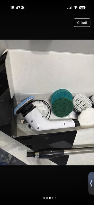 Spazzola elettrica pulizia casa  7 spazzole +