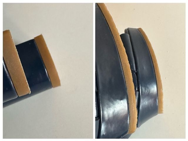 Sandalias tacón Martinelli azul y dorado