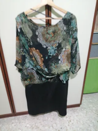 Vestido fiesta estampado