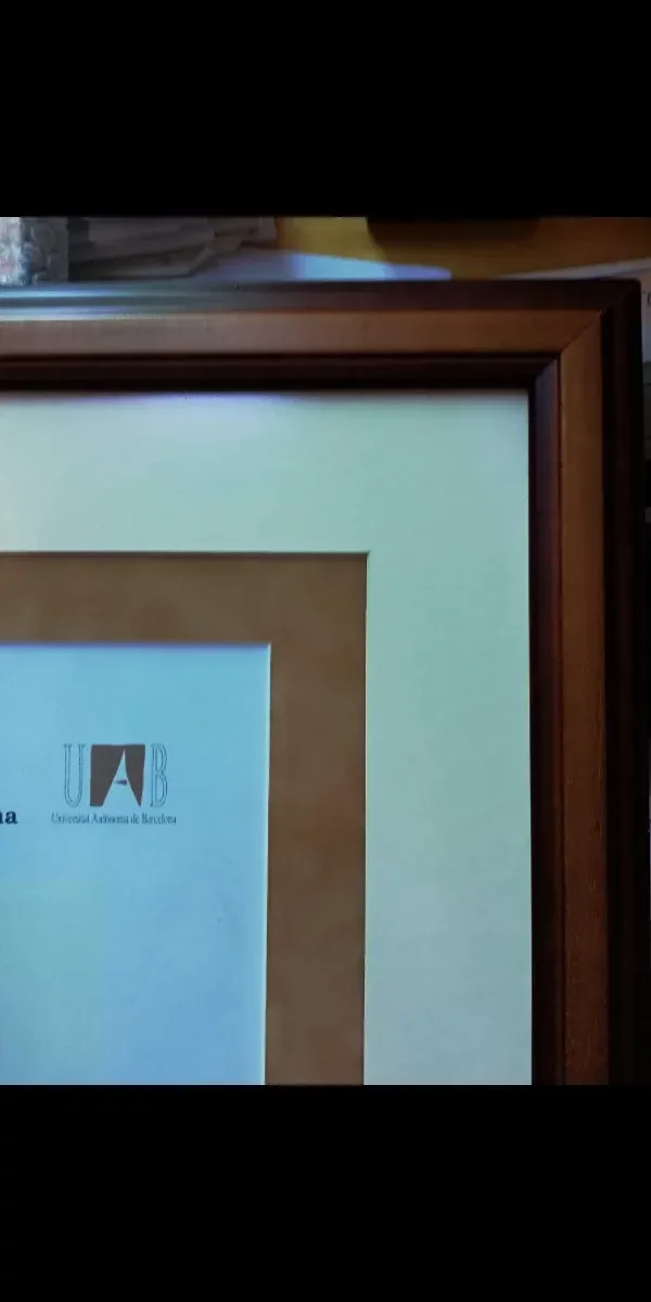 Marco para título universitario