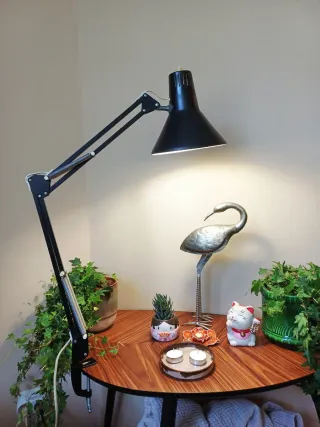 Lámpara flexo retro vintage metal