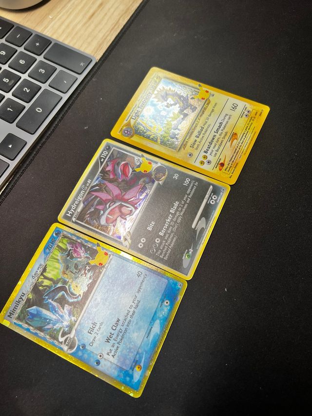 3 Cartas Pokémon Celebraciones