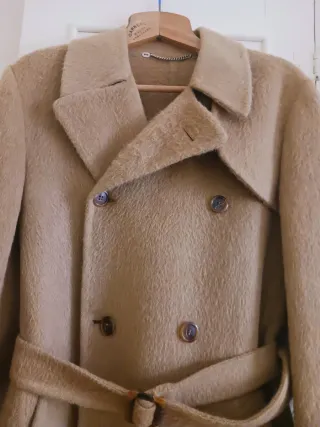 Cappotto vintage alpaca e lana