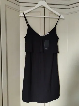 Vestido negro Mango tirantes