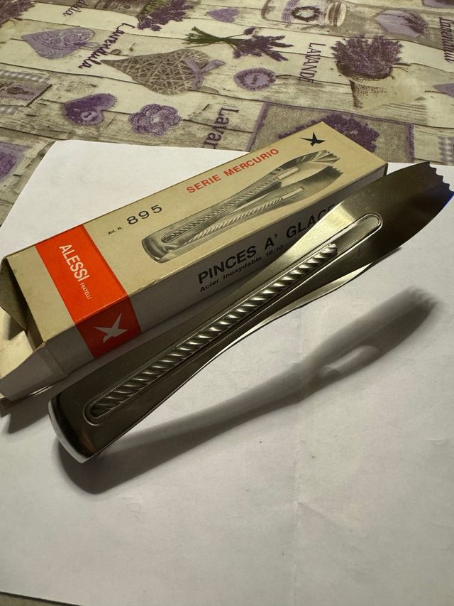 Pinze per ghiaccio Alessi Serie Mercurio