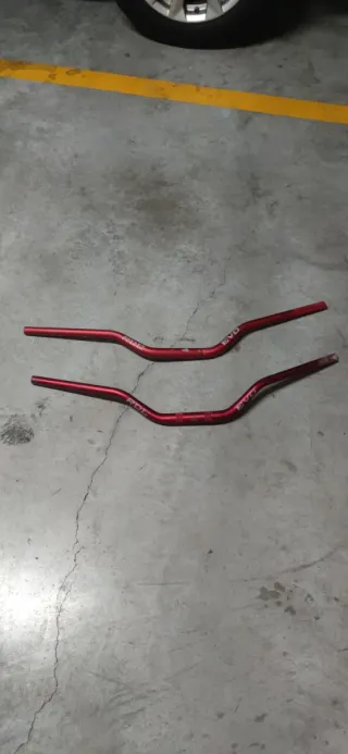 Manillar Moto 28mm Rojo