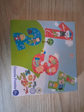 Juego educativo.Puzzles Números de Itsmagical